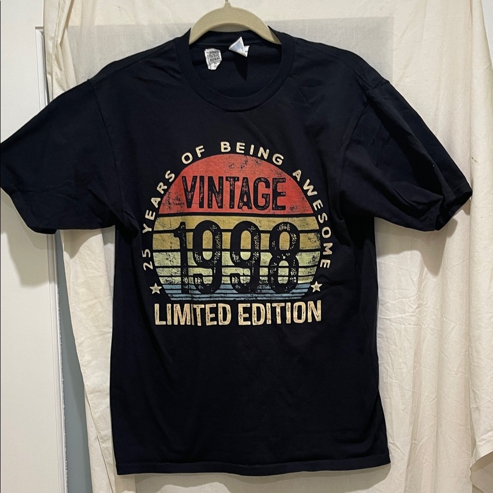 Vintage 1998 Limited Edition Black T-Shirt